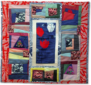 quilt japanese garden